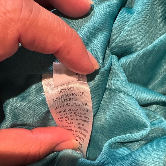 Judith March Teal Sequin Butterfly Camisole - Picture 6 of 8